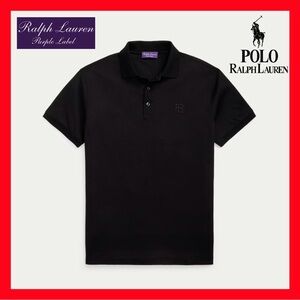 $395 Ralph Lauren Purple Label Custom Slim Fit Piqué Polo Shirt Men's Size Small